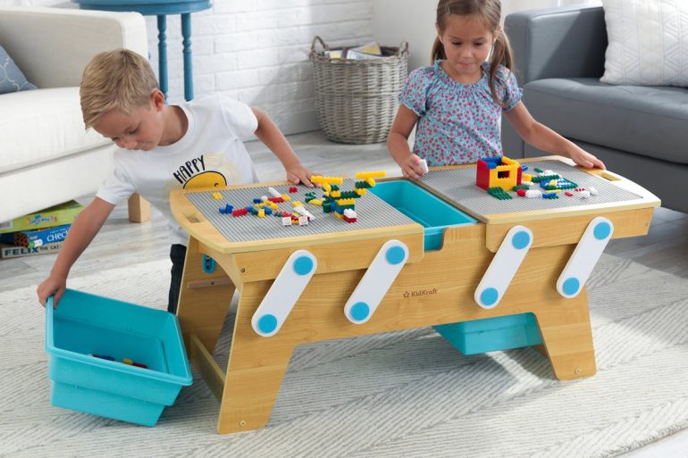 Tavolino-deposito per LEGO