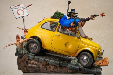 Diorama di Lupin III e la 500