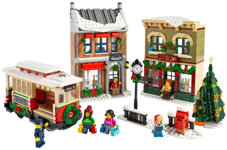 Natale nella strada principale LEGO