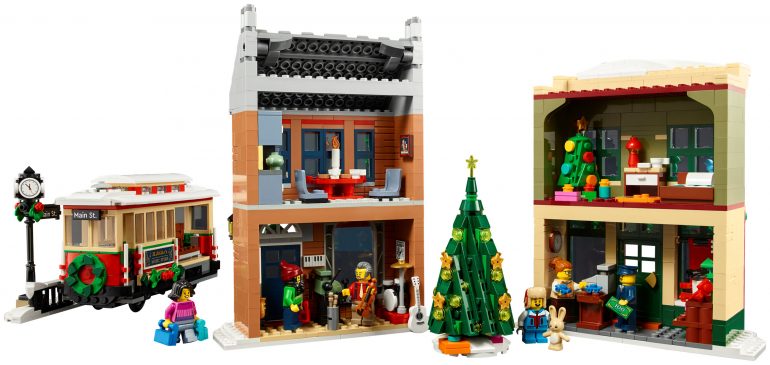 Natale nella strada principale LEGO