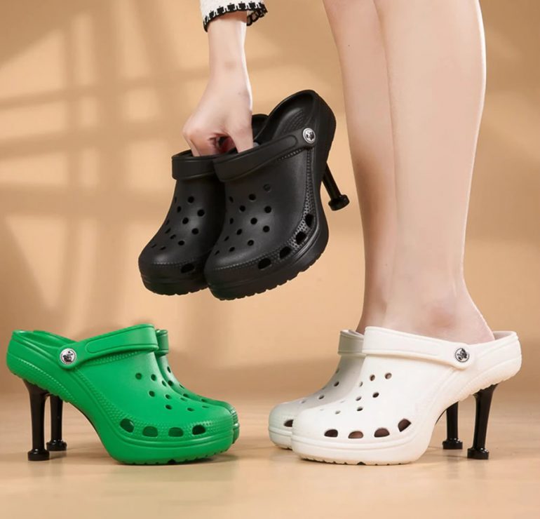 Crocs col tacco