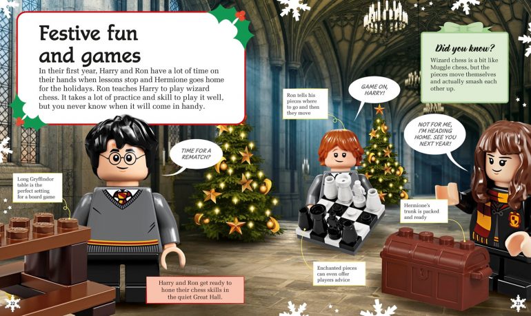 LEGO Hogwarts at Christmas
