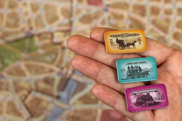 Scotland Yard: Sherlock Homes Edition (biglietti mezzi di trasporto)
