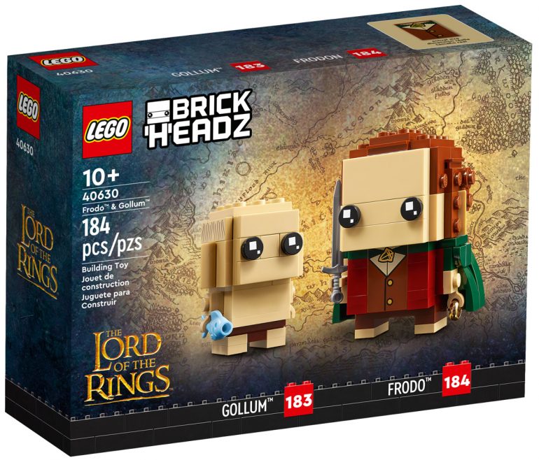 Frodo e Gollum LEGO BrickHeadz 40630