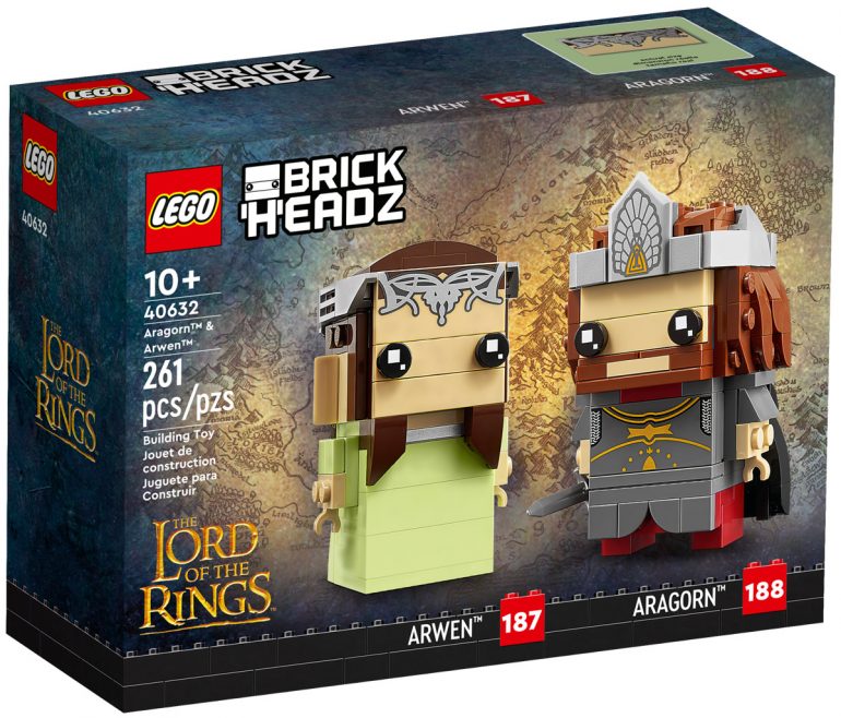Aragorn e Arwen LEGO BrickHeadz 40632