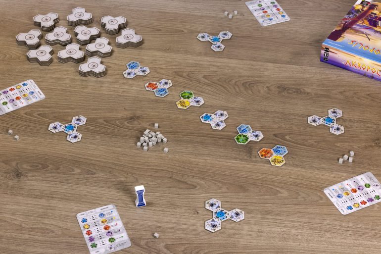 Akropolis (setup 4 giocatori)