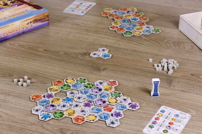 Akropolis (partita a 2 giocatori)