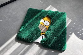 Tappeto Homer nella siepe Tappeto Homer nella siepe