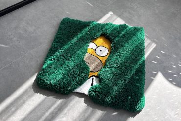 Tappeto Homer nella siepe