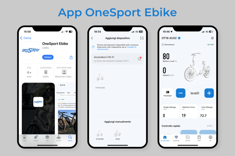 OneSport Ebike App