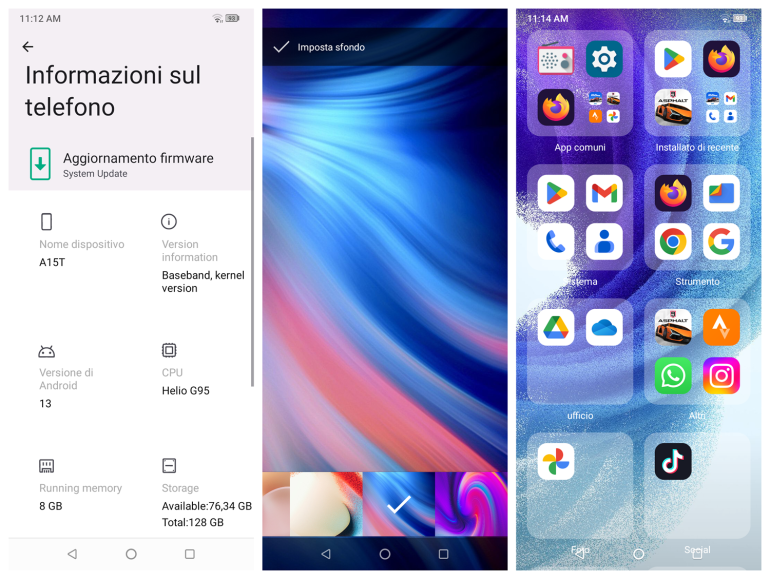 Umidigi A15T (schermate)
