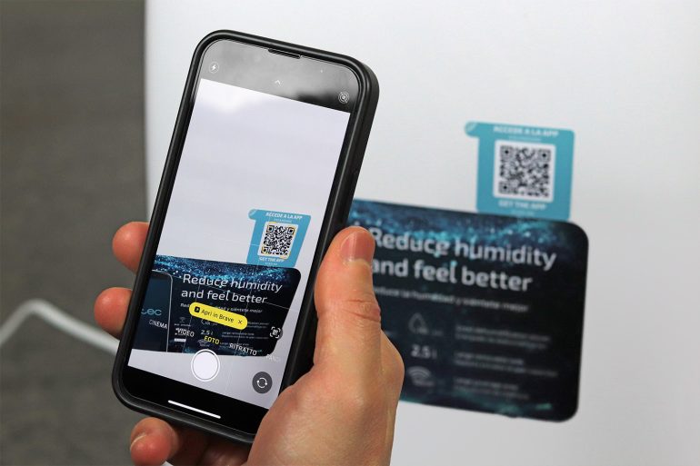 Deumidificatore Cecotec Big Dry 4000 (qr code)