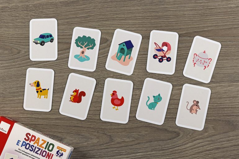 Spazio e posizioni (carte animali e oggetti)