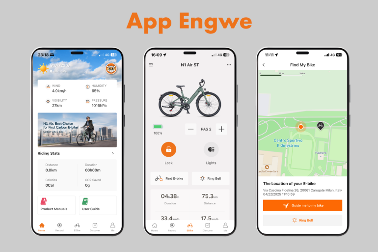 Engwe App (MapFour N1 Air )