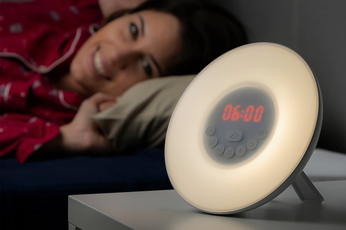 La sveglia che simula l'alba