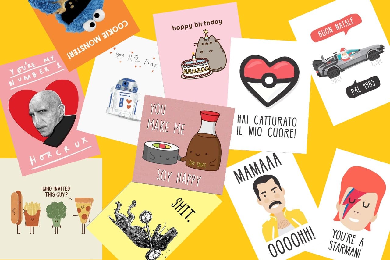 biglietti di auguri personalizzati