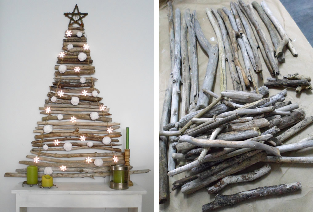 Albero di Natale con rami secchi