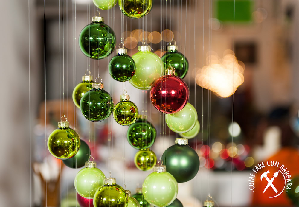 Albero di Natale sospeso