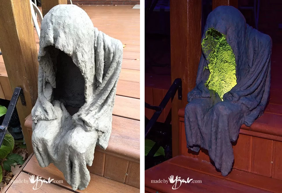 Statua da giardino spettrale