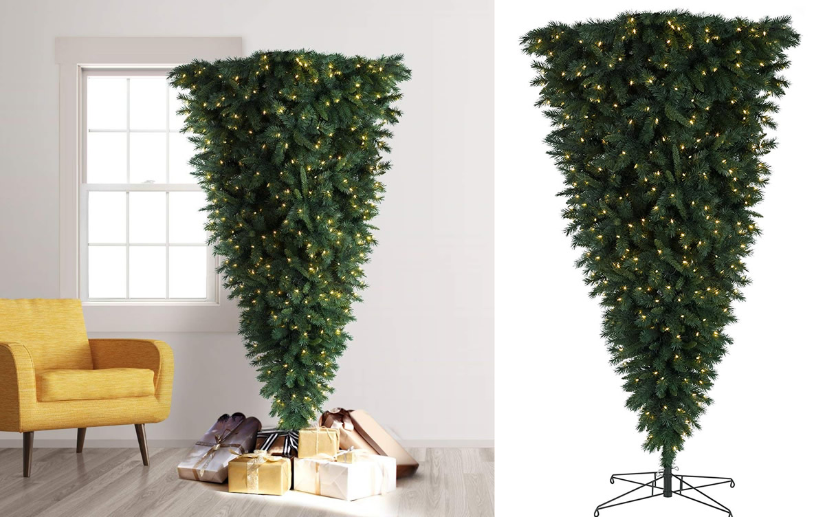 Albero di Natale al contrario