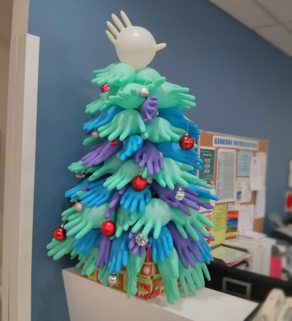 Albero di Natale per medici e infermieri