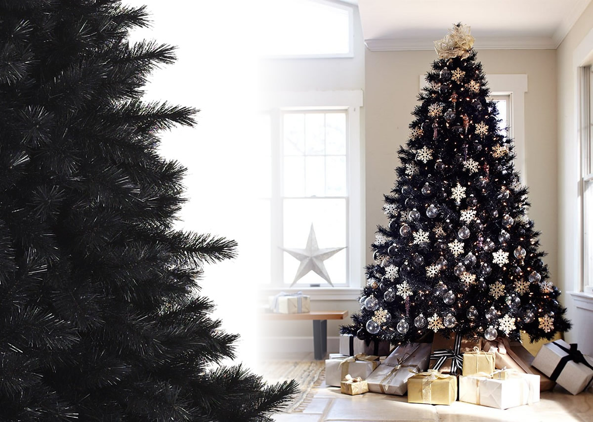 Albero di Natale nero