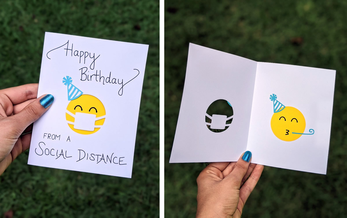 Biglietto di auguri quarantena