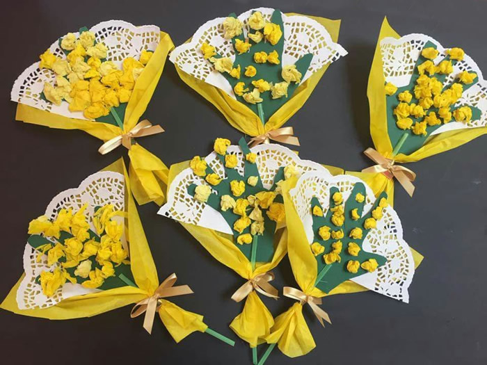 Bouquet di mimosa