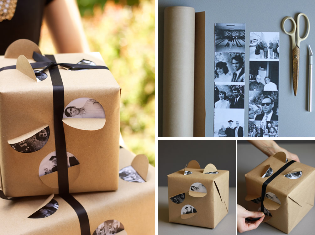 Carta regalo con foto di famiglia