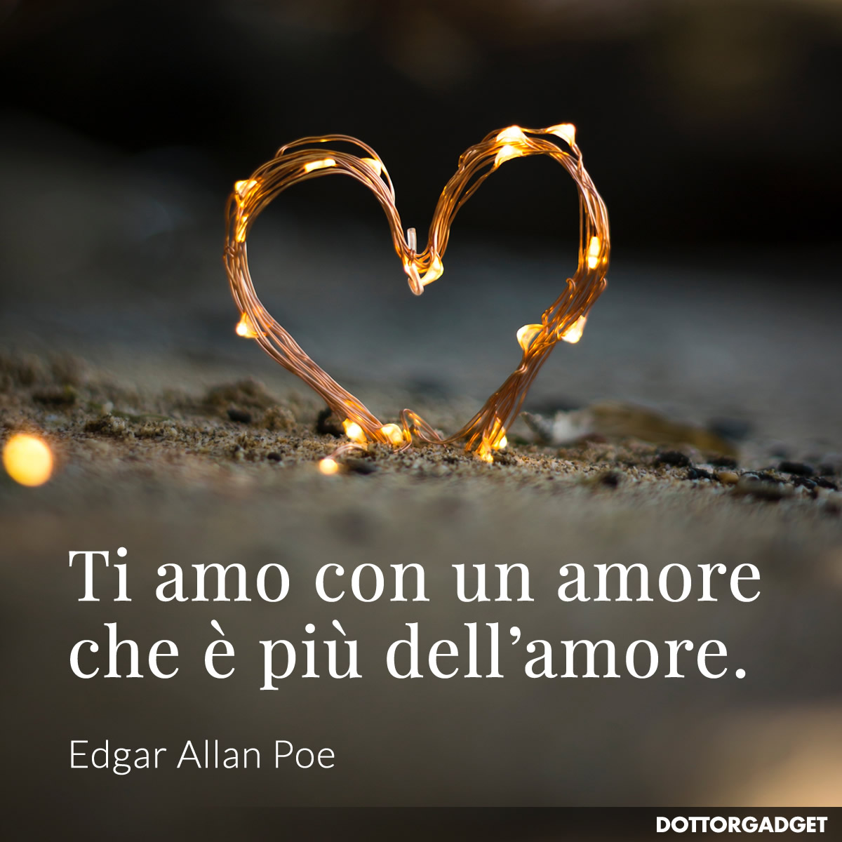 Ti amo con un amore che è più dell'amore.