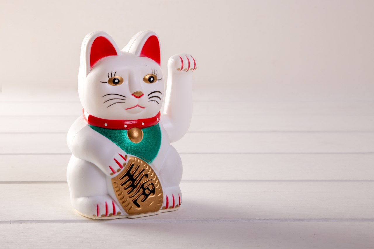 Gatto portafortuna giapponese