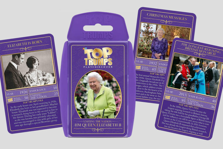Gioco Top Trumps HM Queen Elizabeth II
