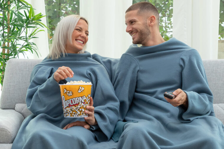 Coperta con le maniche