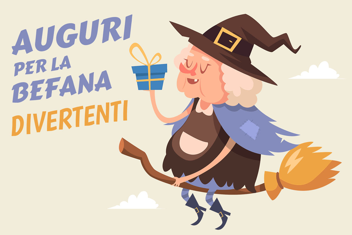 Auguri per la Befana divertenti