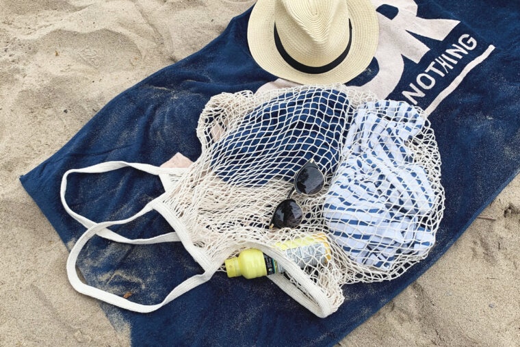Borsa a rete da spiaggia