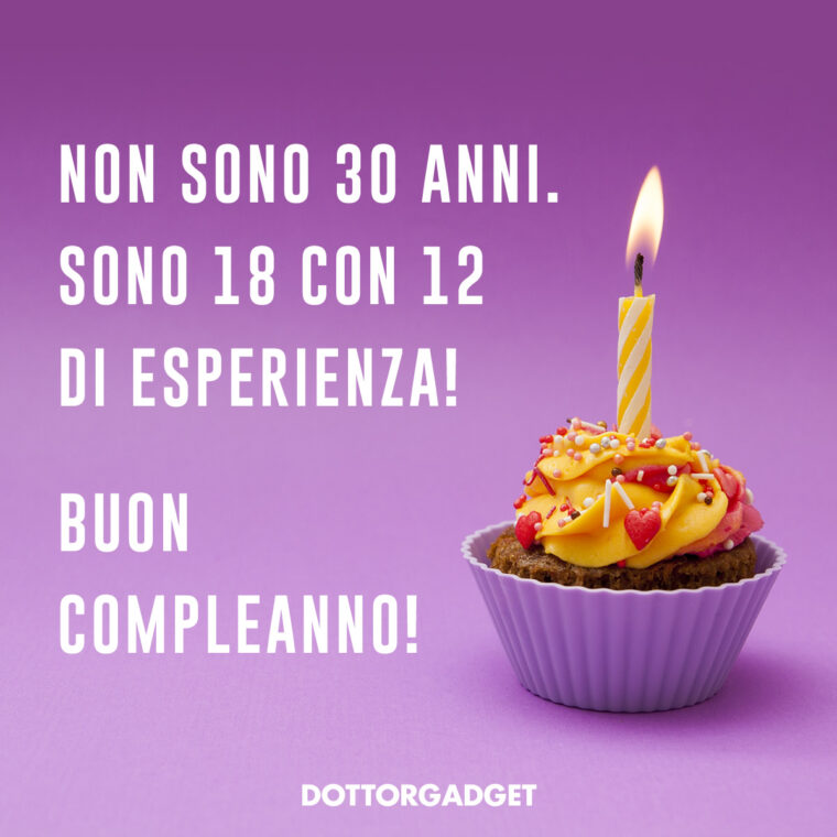 Auguri divertenti compleanno 30 (Non sono 30 anni. Sono 18 con 12 di esperienza! Buon compleanno!)