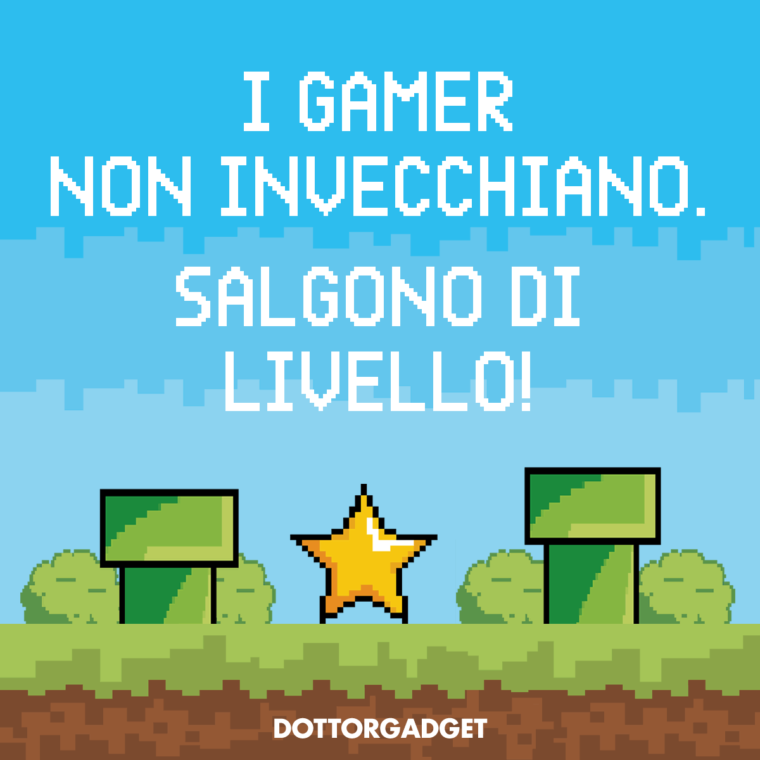 Auguri divertenti compleanno 40 (I gamer non invecchiano. Salgono di livello!)