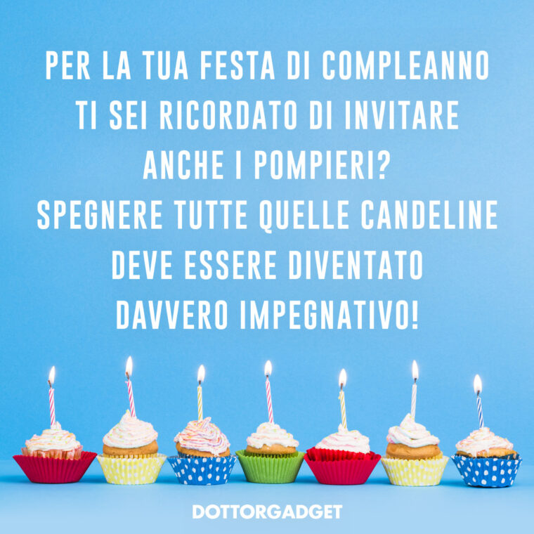 Auguri divertenti compleanno 50 anni (Per la tua festa di compleanno ti sei ricordato di invitare anche i pompieri? Spegnere tutte quelle candeline deve essere diventato davvero impegnativo!)